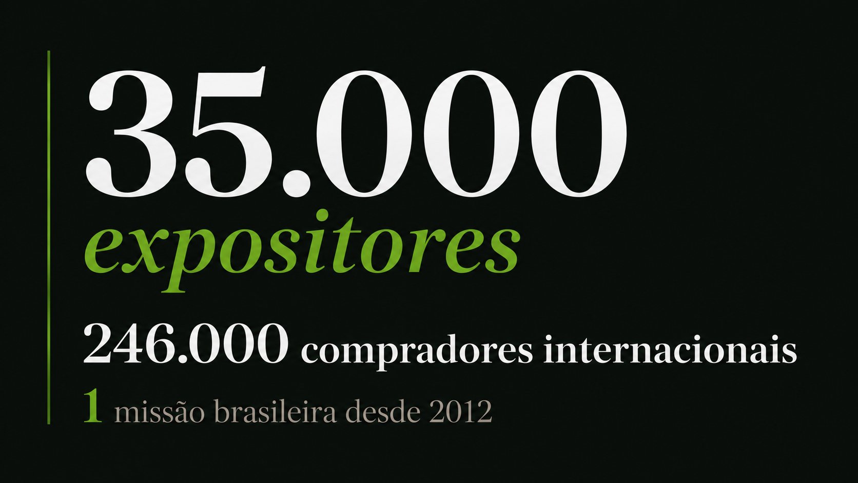 Infográfico Canton Fair: 35.000 expositores, 246.000 compradores internacionais, 1 missão brasileira desde 2012 — AMO Embarque